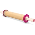 thumbnail image 1 of Adjustable Rolling Pin, Wood and Nylon, 12-Inch Barrel, 1 of 5