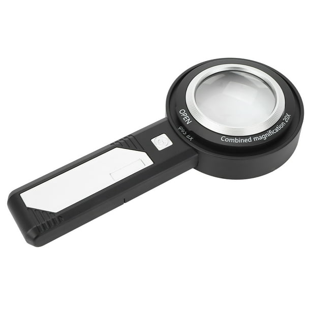 Reading Magnifier, Lighted Magnifying Glass Built In LED Light