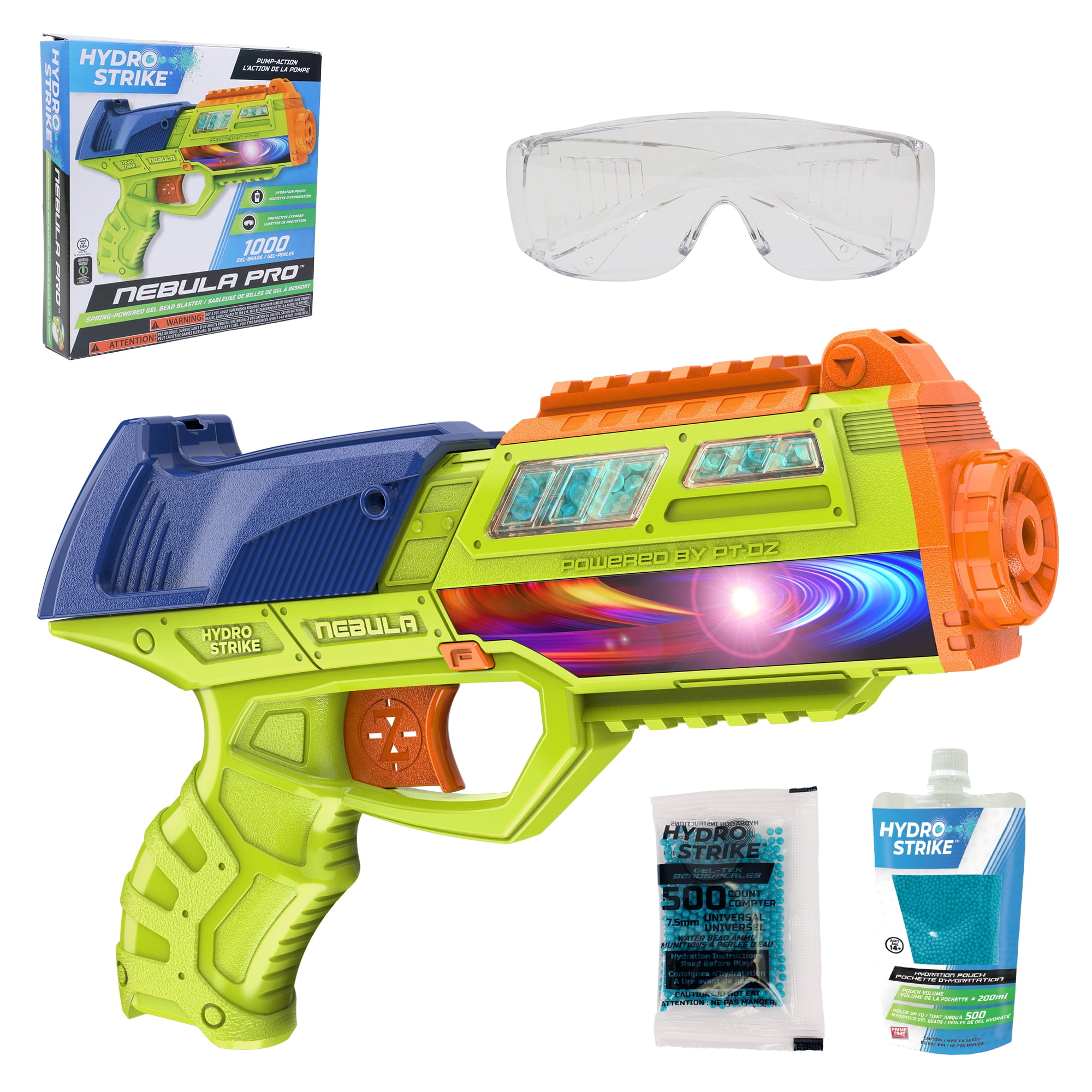 Hydro Strike Nebula Pro Manual Gel Bead Blaster with 1000 Water Beads