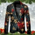 thumbnail image 4 of Ugly Christmas Suits for Men 2 Piece Funny One Button Xmas Ugly Tuxedo Jacket And Trousers Set Comfortable Slim Fit Winter Party Men's Suits, 4 of 7