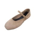 thumbnail image 5 of Xucatan Women's Round Toe Mary Jane Flats, Ankle Strap Buckle Loafers, Cushioned Soft Sole Comfortable Shoes for Office Daily Spring Gift, 5 of 9