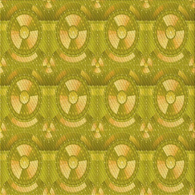 Ahgly Company Machine Washable Indoor Square Transitional Dark Golden Rod Brown Area Rugs, 4' Square
