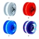 thumbnail image 3 of Soidarity 8 piezas de componentes de ruedas de patín, accesorios de mejora de deporte en línea de repuesto, ruedas de patines de ruedas brillantes, Ropa Deportiva, Zapatos Iluminación colorida Soidarity OD025468-04, 3 of 6
