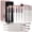 champagne, variant on Huauoo 20Pcs Makeup Brushes Set Premium Synthetic Foundation Powder Concealer Eyeshadow Eyebrow Lip Brush Kit with Portable Brush Storage Bucket for Full Face Makeup