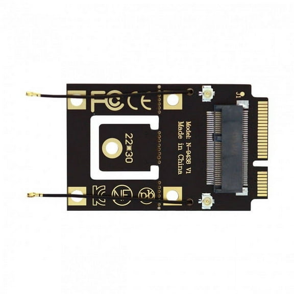 CY NGFF M.2 Key-A to Mini PCI-E PCI Express Converter Adapter for 9260 8265 7260 AC Wifi Bluetooth Wireless Card