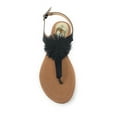 thumbnail image 4 of Victoria K Women's PomPom With Side Buckle Sandals, 4 of 5