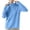 Blue, variant on Women's Ice Silk Hooded Sunscreen Jacket – Solid Color Lightweight UPF 50+ Protective Outdoor Cover Up for Summer Green XXL