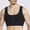 Black, variant on Men Shapewear Slimming Body Shaper Compression Shirt Half Crop Tank top with Zipper Underwear for Tummy Control White