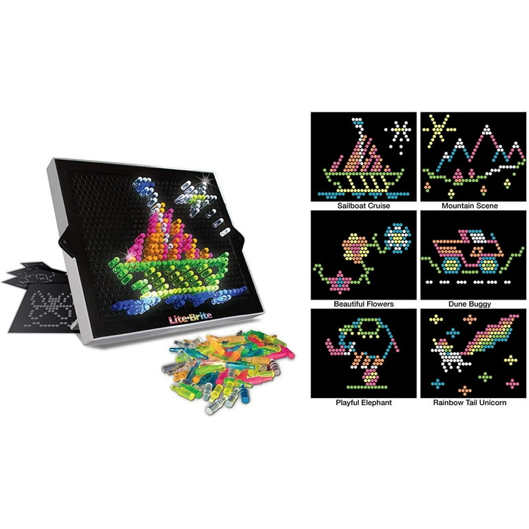  Lite-Brite Classic, Favorite Retro Toy - Create Art with Light,  STEM, Educational Learning, Holiday, Birthday, Gift, Boys, Kid, Toddler,  Girls Age 4+ : Home & Kitchen