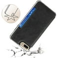 thumbnail image 2 of Wallet Case with Card Holder for iPhone7Plus iPhone8Plus,PU Leather Flip Case with Snap Button,Protective Bumper Phone Cover[Shockproof] Back Flip Cover with Lanyard Card Pocket-Black, 2 of 7