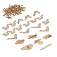 thumbnail image 1 of TOPINCN Brass Jewelry Box Corner Protector Hardware Accessories Ornament For Wooden Box Cabinet,Box Hardware,Box Corner Protector, 1 of 8