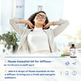 thumbnail image 5 of HIQILI Thyme Oil, 100ml Pure Essential Oi for Hair, Skin, Diffuser, Aromatherapy, 5 of 5