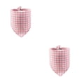 thumbnail image 1 of Methold Plaid Slobber Bufanda Algodón Triangular Mascota Toalla Decoración Suministros Verde Type4 NO4, 1 of 6