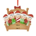 thumbnail image 4 of Personalized Family Ornament 2024 - Christmas Family of 5 Ornament Siblings Keepsake Home Decoration, 4 of 10