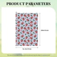 thumbnail image 4 of Easygdp Strawberries Golf Towel 24x16in for Men and Women with Carabiner Clip for Easy Attachment, 4 of 8