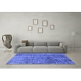 thumbnail image 3 of Ahgly Company Indoor Rectangle Oriental Blue Industrial Area Rugs, 7' x 9', 3 of 4