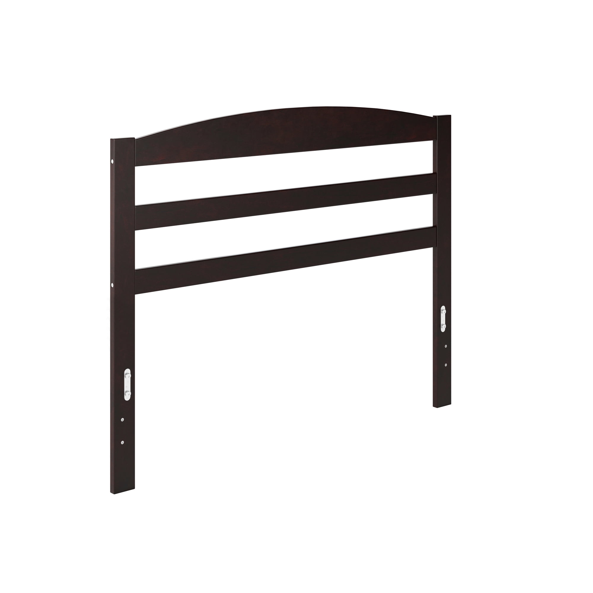 AFI Warren Arched Slatted Wood Headboard with 2 USB Ports, Full, Espresso