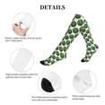 thumbnail image 5 of Lsque Happy Watermelon Pattern Sport Compression Socks for Men & Women 15-20 mmHg Knee High Nurse Pregnant Running Medical and Travel Athletic, 5 of 6