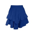 thumbnail image 7 of JYnXIANTI Womens Mini Skirts Casual Boho Ruffle Tiered Skirts Flowy Soft High Waisted Golf Tennis Skirts Summer Clothes, 7 of 7