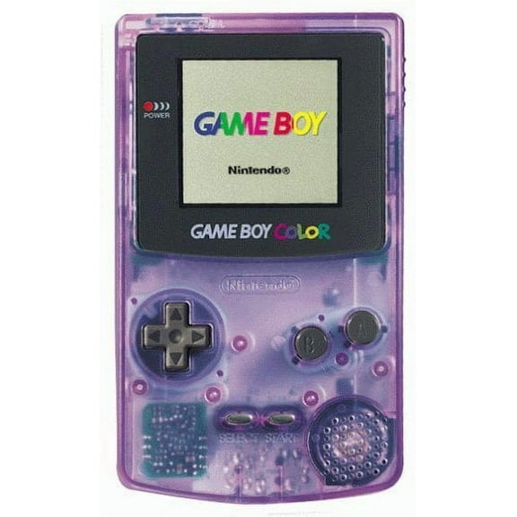 Restored Game Boy Color Atomic Purple with Matching Battery Cover (Refurbished)