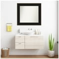 thumbnail image 7 of Amanti Art Custom Wall and Bathroom Mirror (32.75 x 35.75 in.), Mezzanine Espresso Frame, 7 of 7