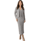 thumbnail image 1 of Set de Vestido y Suéter, Conjunto Elegante Stretch, Vestido con Abertura Suéter Ligero para Mujer, 1 of 5
