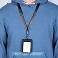 thumbnail image 5 of Uxcell Neck Lanyards, Flat Strap Lanyard Swivel Hook Clip Badge Holder ID Card Black 10 Pack, 5 of 5
