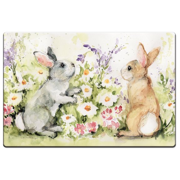Highland Home "Bunny Garden" 30" x 20" Comfort Kitchen Floor Mat