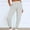 GY2, variant on Clearance!FUNUONY Fleece Lined Leggings Women's Solid Color Casual Sports Tie Up Waist with Plush Sweater Material Pants Work Pants Women Sweatpants Women Green 2 2XL