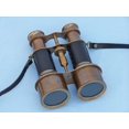 thumbnail image 4 of Handcrafted Model Ships BI-0318A-AN Commanders Antique Brass Binoculars with Leather Case, 6 in., 4 of 5