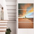 thumbnail image 1 of Green Plants in Wide Desert - African Landscape Canvas Art Print, 1 of 3