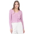 thumbnail image 1 of SUÉTER PARA MUJER QUARRY DE PUNTO CON BOTONES, 1 of 4