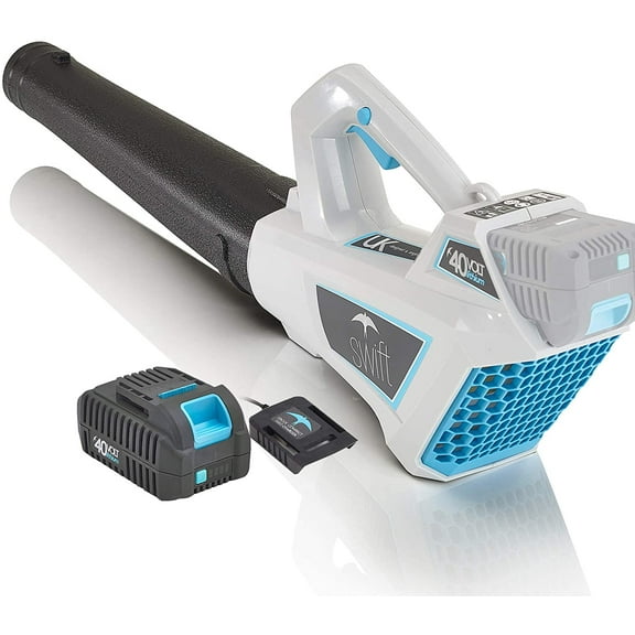 40V Leaf Blower - 120 MPH Cordless Leaf Blower Lightweight Sweeper Blower & Snow Blowing for Patio Lawn Garden with Battery and Charger