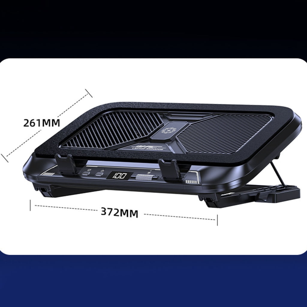 LED Gaming Laptop Cooling Pad Laptop Cooling Stand External Cooling Fan Cooling Laptop 100 Speed Adjustable Accessories