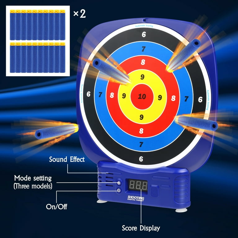 ⭐️デジタルシューティングターゲット ゲームトイ　FURNIZONE Amazon.com: GMAOPHY Digital Shooting Targets with 2 Foam