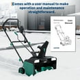 thumbnail image 2 of CazToi 15A Corded Electric Snow Blower 20-Inch Clearing Width 20 Ft Throw Distance, 2 of 7