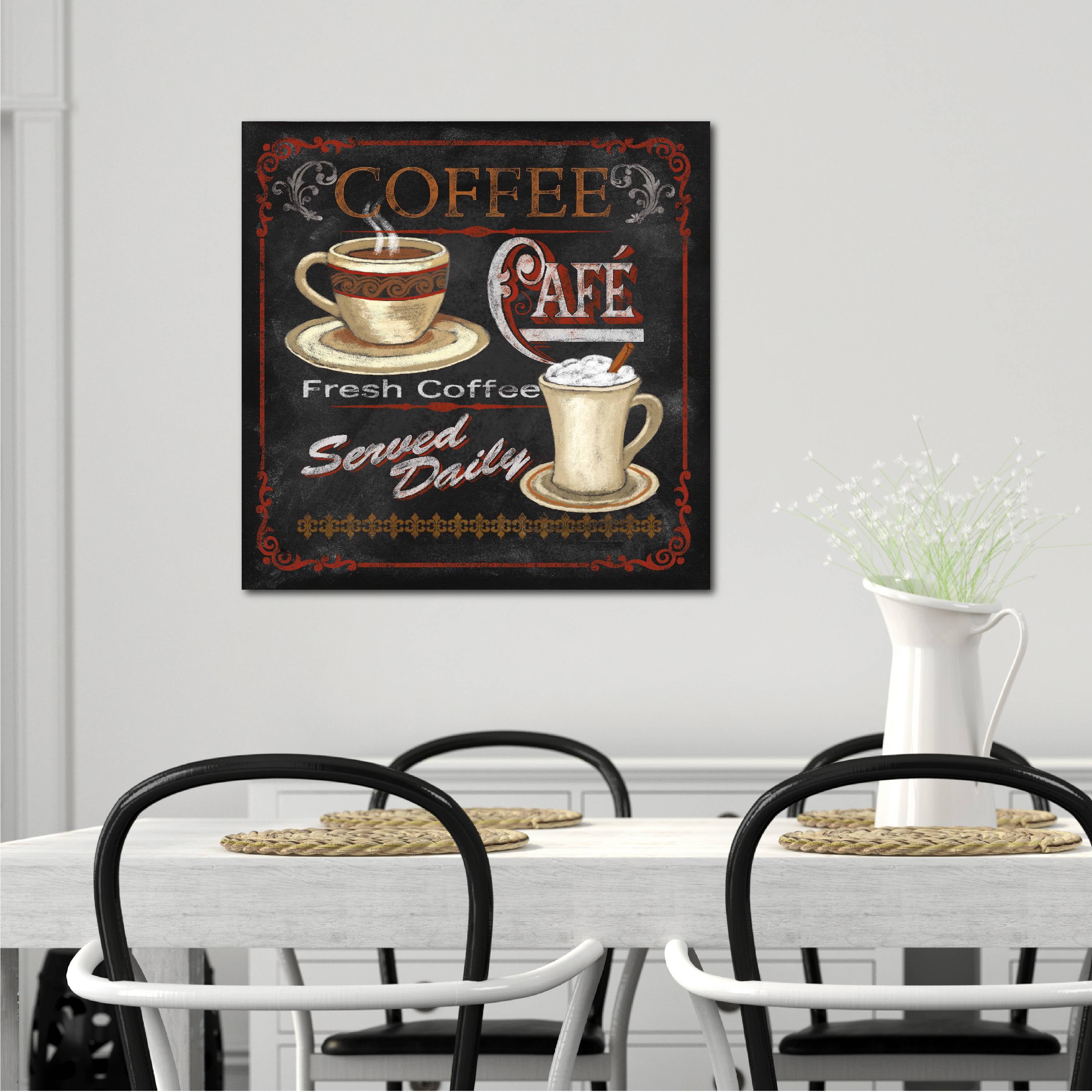Coffee Café I Gallery-Wrapped Canvas Wall Art, 16x16