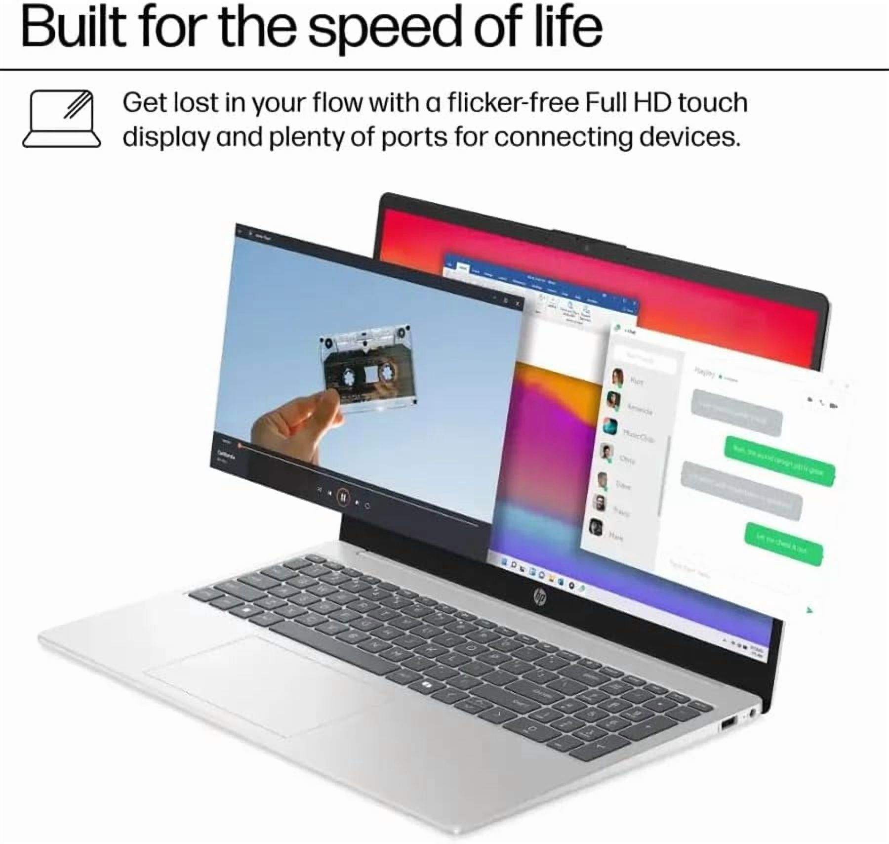 HP 15.6" FHD Touchscreen Business Laptop, Intel Core i7-1355U, 16GB RAM, 1TB SSD, Intel Iris Xe GPU, Lightweight & Portable, Wi-Fi 6, HD Camera, Copilot AI, Windows 11 Pro