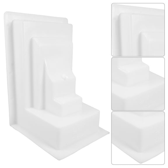 LEORX Concrete Molds Roman Column Moulds Made Of Plastic For Construction Projects In Beige 1Pcs