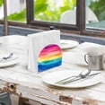 thumbnail image 6 of Colorful Rainbow Sky Napkin Holder for Tables Acrylic Serviette Organizer Tissue Cocktail Paper Towel Dispenser Servilletero for Kitchen Countertop Restaurant Dining Room Farmhouse Decor, 6 of 8