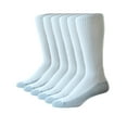 thumbnail image 1 of Casual Garb Men's Moisture Wicking Crew Socks 6 Pair, 1 of 3