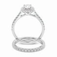 thumbnail image 6 of Eclet Jewels Round Cut 1.8 Ct Diamond Rings - 14K White Gold Over Rings - Engagement Wedding Halo Ring For Women's - Forever Diamond Ring for Women's - Special Occasion Ring - Proposal Delicate Ring, 6 of 9