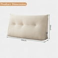 thumbnail image 7 of ANMINY Triangle Headboard Pillow Full Filling Backrest Positioning Support Wedge Pillow, 7 of 7