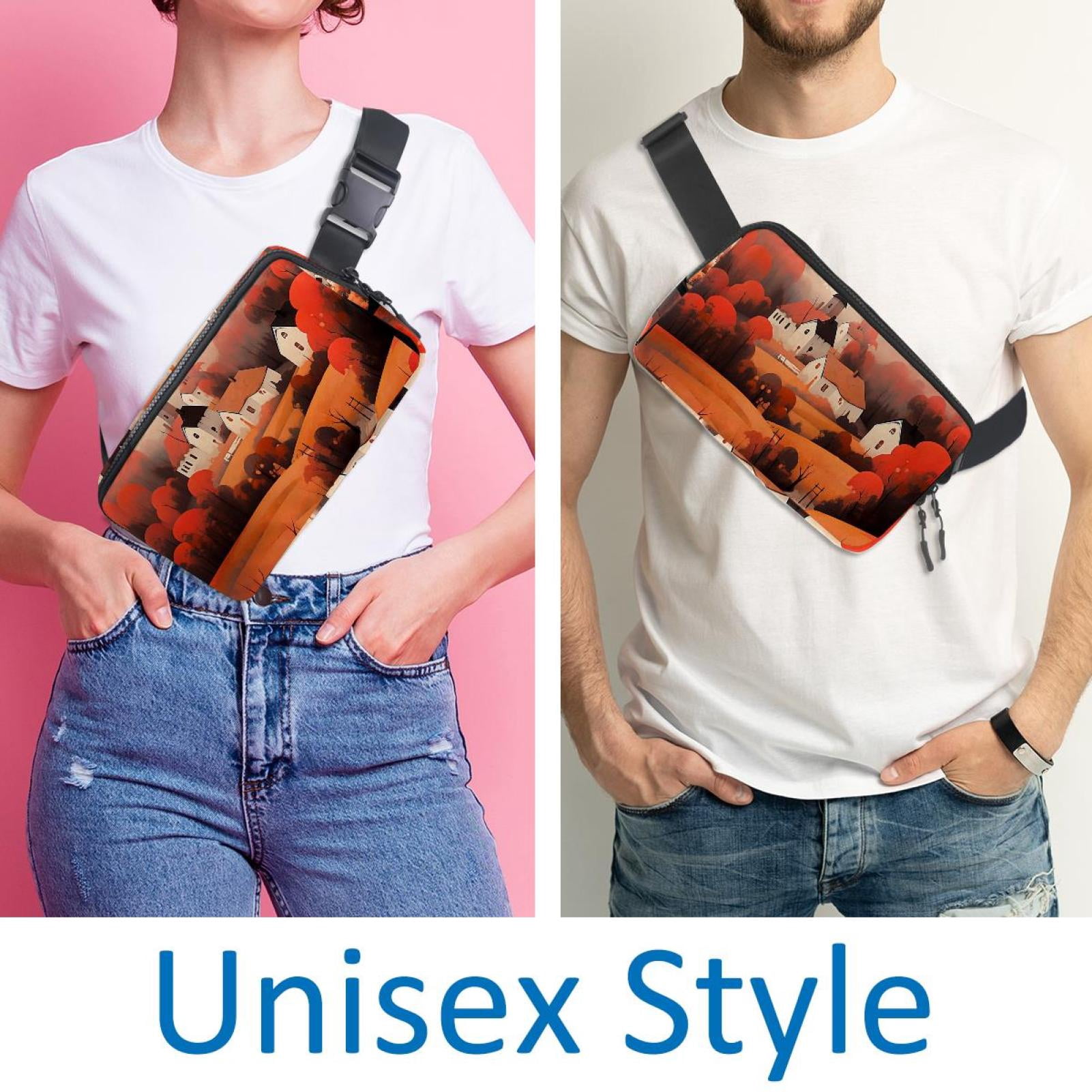 Cartoons Lightweight Adjustable Fanny Pack with Extension Strap - Unisex Crossbody Bag Fanny Bag
