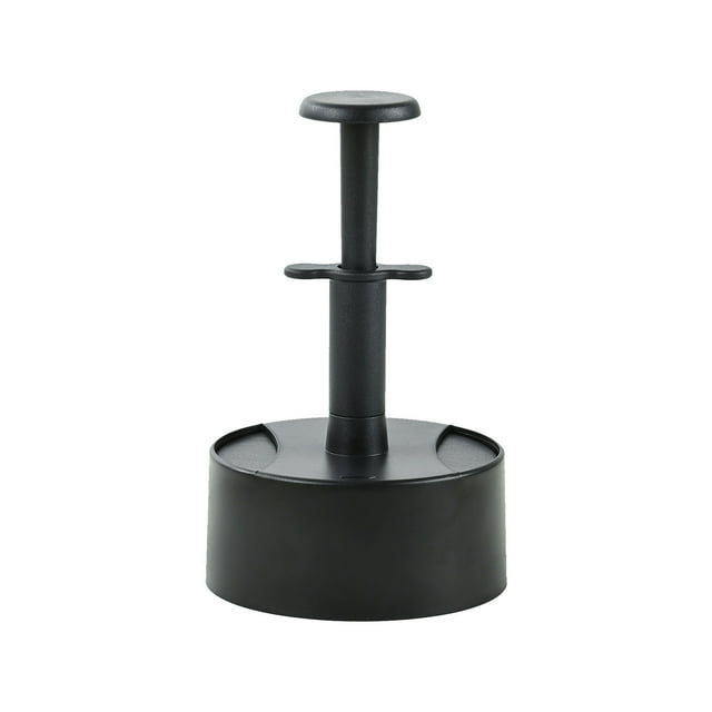 Oioii Presse Manuelle Ronde pour Galettes de Burger, Presse-Viande Antiadhésif pour Cuisine Familiale, Moule Rond Facile à Utiliser pour Galettes de Hamburger, Outil Durable pour Faire des Burgers en Cuisine, Noir