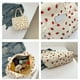 thumbnail image 4 of Bolsa de almacenamiento con estampado de pana, gran capacidad, bandolera de lona con diseño de fresa, almacenamiento universal, 4 of 6