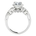 thumbnail image 4 of IGI Certified 1 Ct. Diamond Engagement ring In 14K Solid White Gold, 4 of 4