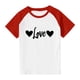 thumbnail image 3 of Blusas y camisas de manga corta con cuello redondo para niños y niñas, blusa de manga corta con estampado de cuello redondo, 3 of 7