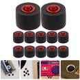 thumbnail image 3 of 12 Pcs Rouleau Pincé pour Enregistreur Audio Équipement Rond en Plastique Noir, 3 of 9