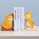 thumbnail image 4 of Sujetalibros de gato para niños, adorables sujetalibros de gato de dibujos animados de resina, decoración única, geniales sujetalibros para libros pesados, soportes para libros, A, 4 of 5